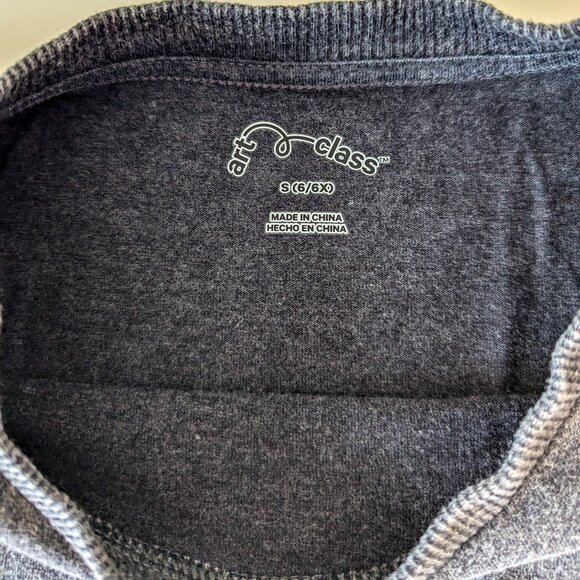 Art Class Girls Cropped Vintage Look Tee Size S VGUC - Picture 4 of 8